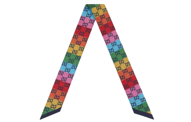 GUCCI GUCCI GG Multicolor Silk Bow Ties Unisex