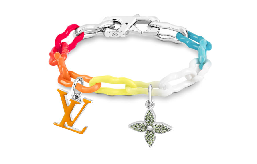 LOUIS VUITTON LOUIS VUITTON Ceramic Chain Bracelet
