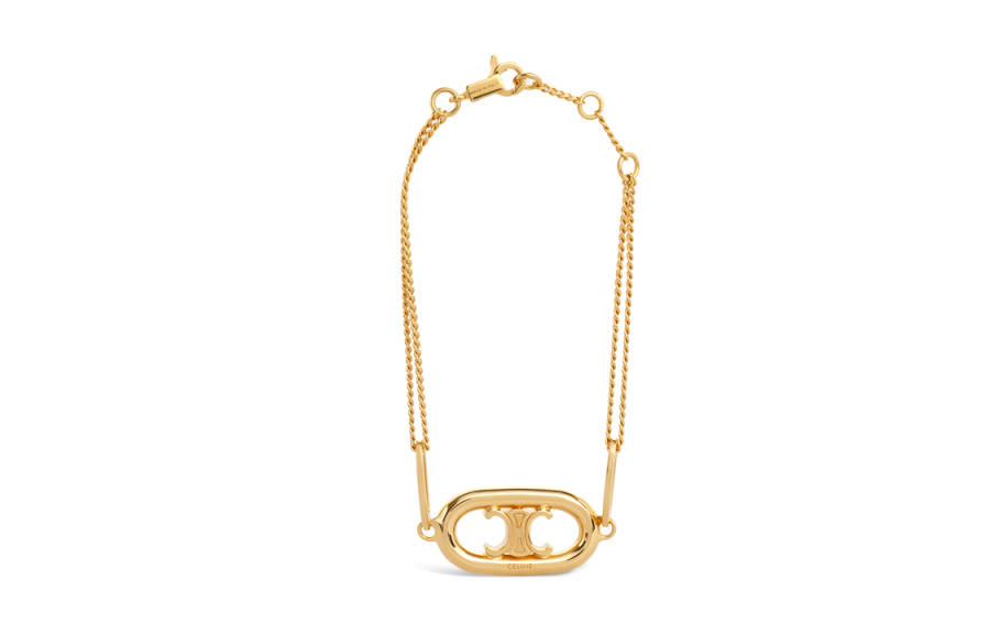 CELINE CELINE Triomphe Brass With Finish Bracelet
