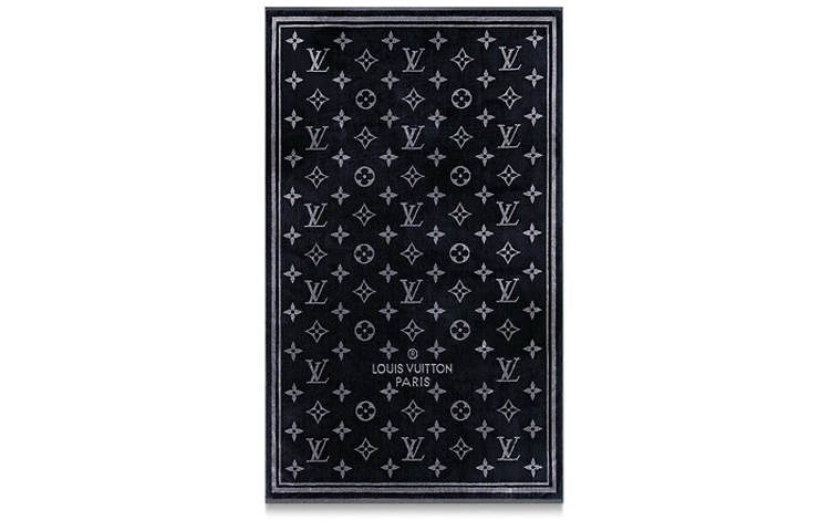 LOUIS VUITTON Monogram Eclipse Beach Towel