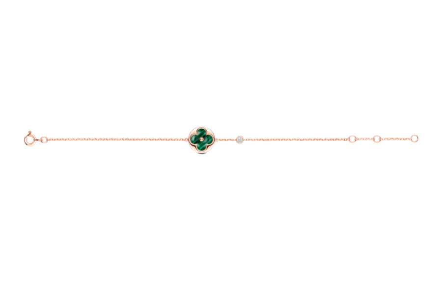 Louis Vuitton Color Blossom Bb Sun Bracelet Pink Gold Malachite and Diamond