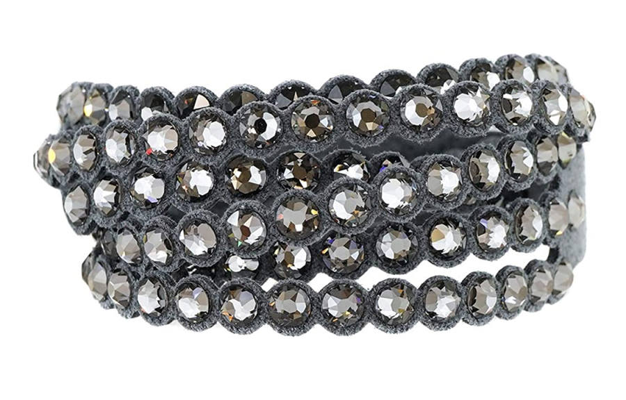 Swarovski Power Beaded Bracelets Women's Gray