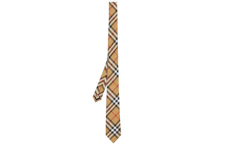 Burberry Burberry Ties Men's Brown Plaid