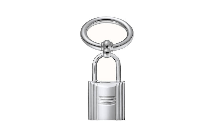 HERMES HERMES Kelly Twilly Accessories Unisex Silver