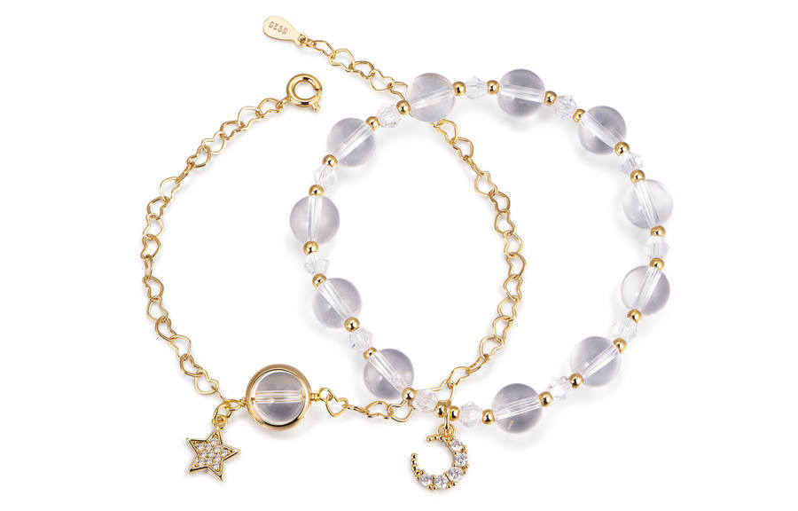 WEST ISLAND Crystal Beaded Bracelets Women's