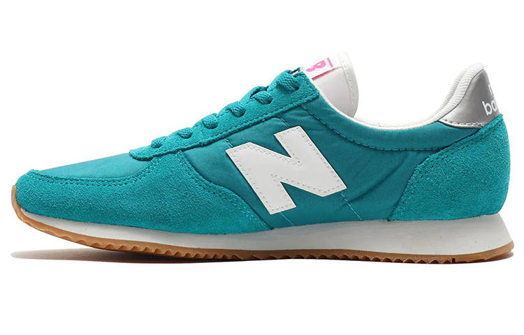 New Balance New Balance NB 220 Suede, Textile, Synthetic Leather Comfortable Low top Running Shoes Women's Blue Green