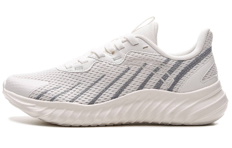 Anta Comfortable Breathable Coverage Slip Resistant Low top Running Shoes Men's Ivory White