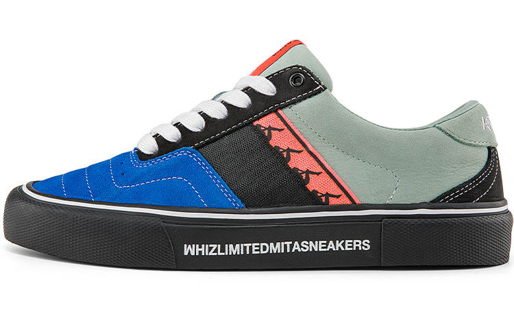 Kappa Shibuya Collaboration Low top Skateboard Shoes Unisex Black Gray Blue