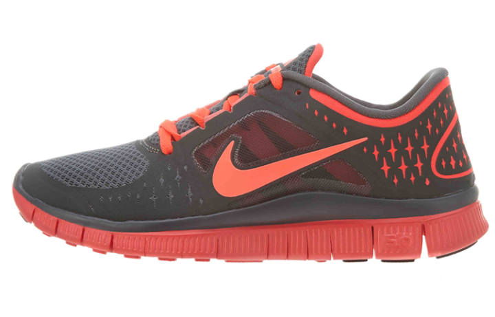 Nike Nike Free Run+3 Mesh Cushioning Slip Resistant Abrasion Resistant Breathable Lightweight Low top Running Shoes Women's