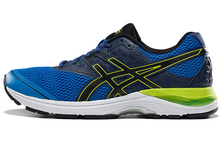 Asics Gel Pulse 9 Fabric Low top Running Shoes Men's Blue Black