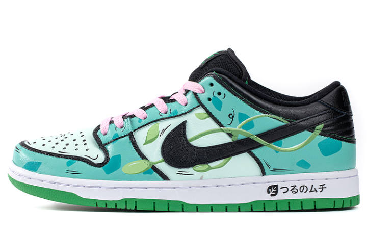 Nike Nike Dunk Skateboard Shoes Unisex Low Top Black/Green