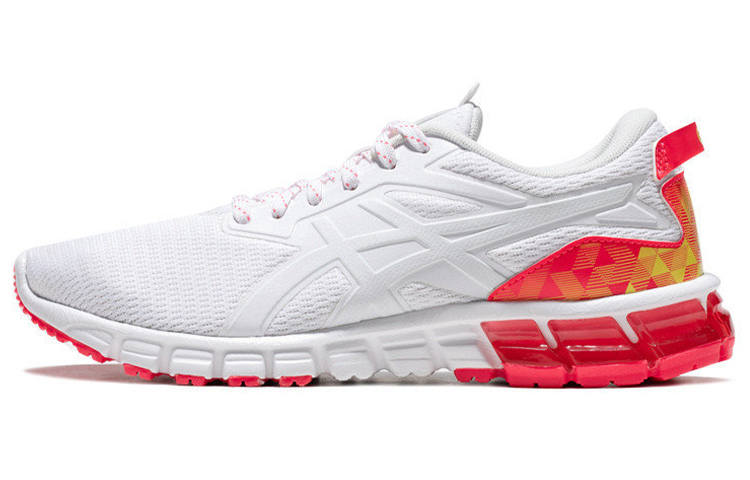 Asics GEL Quantum Fabric Abrasion Resistant Abrasion Resistant Low top Sprint Running Shoes Women's White