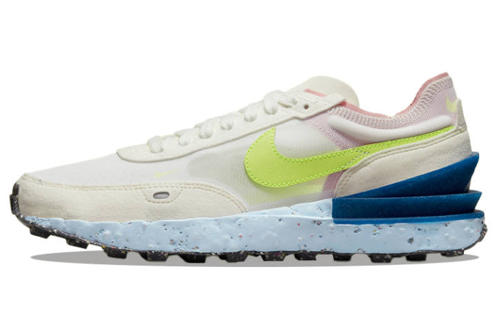 Nike Nike Waffle One Crater Sneakers White/Green/Blue Women's