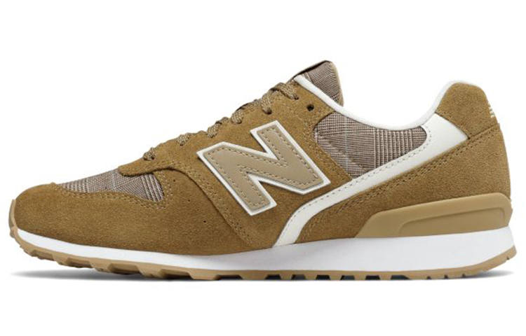 New Balance New Balance NB 696 Glen Check Plaid Low top Running Shoes Women's Oats Brown