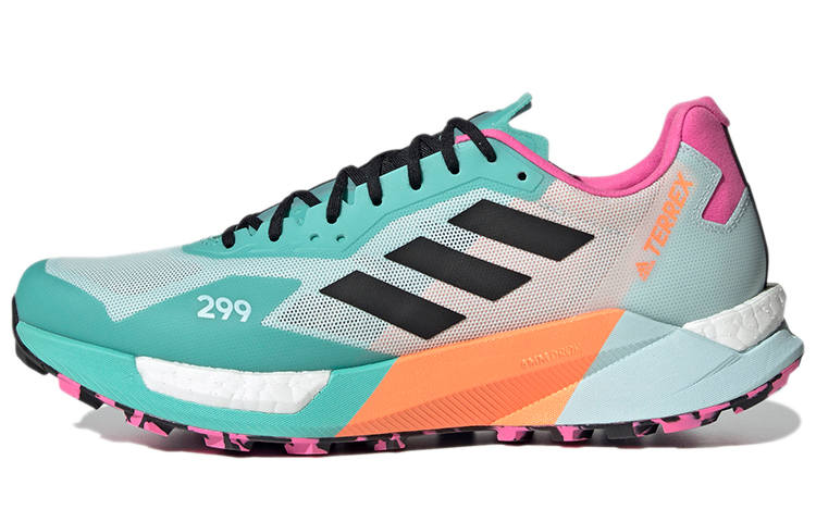 Adidas Adidas ULT Ultra Trail Breathable Low top Running Shoes Men's Blue Gray Pink