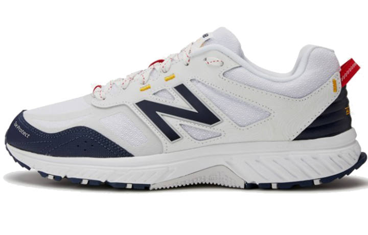 New Balance New Balance NB 510 Comfortable Round Toe Textile, Synthetic Leather Low top Running Shoes Unisex White Blue 2E Width