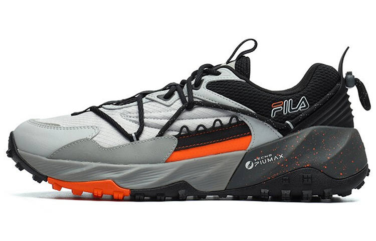 FILA Outdoor Running Shoes 'Black Gray Orange'