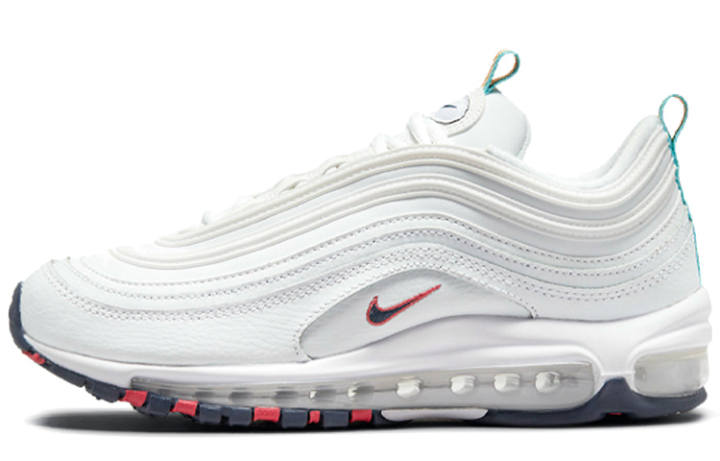 Nike Nike Air Max 97 White Multi Color Pull Tabs Women's