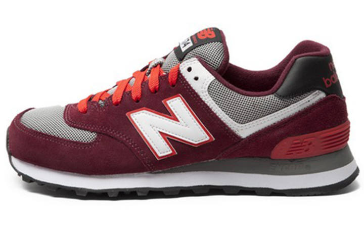 New Balance New Balance NB 574 Running Shoes Unisex Low Top Maroon