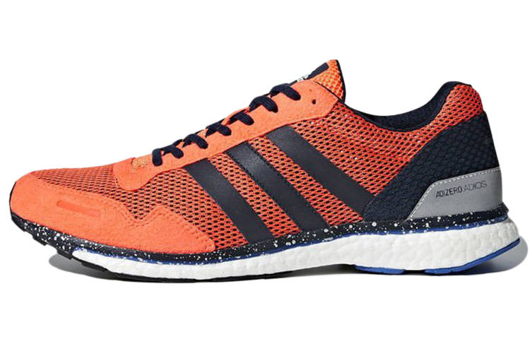 Adidas Adidas Adizero Adios Comfortable Cushioning, Wear Resistant Low top Running Shoes Men's Orange