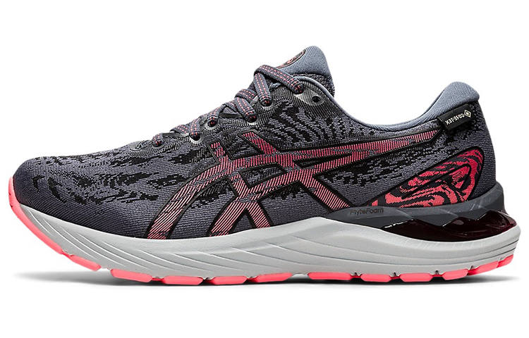 Asics Gel Cumulus 23 G TX Low top Running Shoes Women's Gray Red