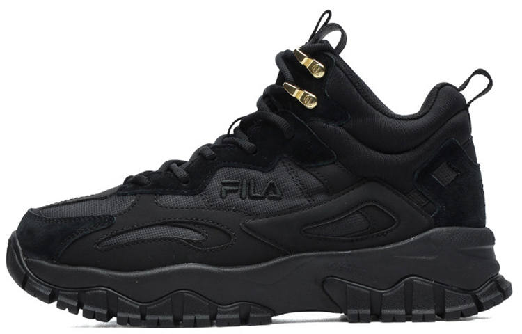 FILA Tracer Cushioning Abrasion Resistant Low top Casual Running Shoes Women's Black