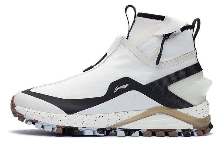 Li-Ning Li Ning Tame The Wild Cushioning Slip Resistant Coverage High top Running Shoes Men's White