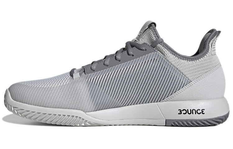 Adidas Adidas Slip Resistant Abrasion Resistant Low top Running Shoes Men's Silver Gray