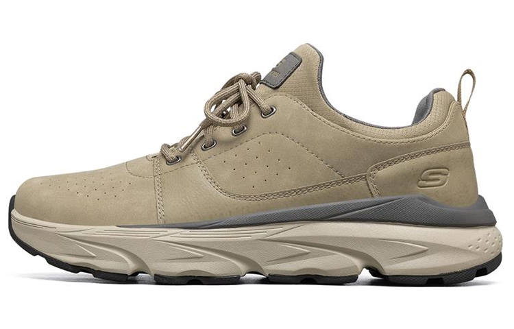 Skechers Delmont Comfortable Low top Running Shoes Men's Sand