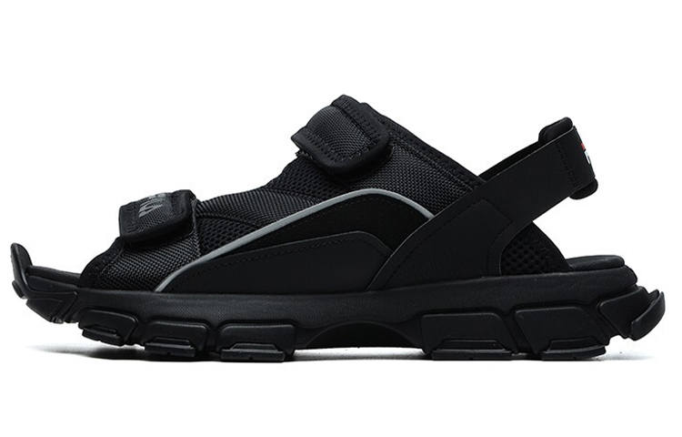 FILA FUSION Two Stripes Sandals 'Black' Women's