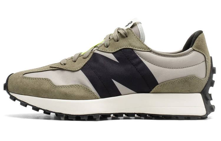 New Balance New Balance NB 327 Cushioning Abrasion Resistant Breathable Low top Running Shoes Unisex Army Green