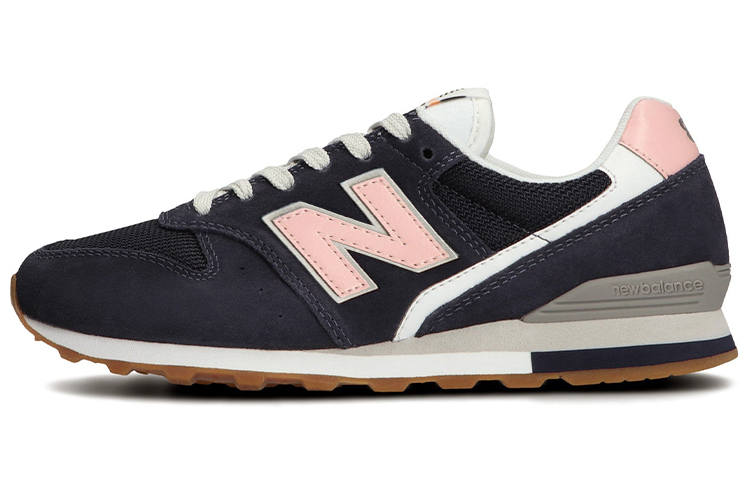 New Balance New Balance NB 996 Lightweight Mesh, Leather Low top Running Shoes Women's Navy Blue Pink