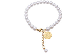 WEST ISLAND Synthetic Pearl Beaded Bracelets Women's