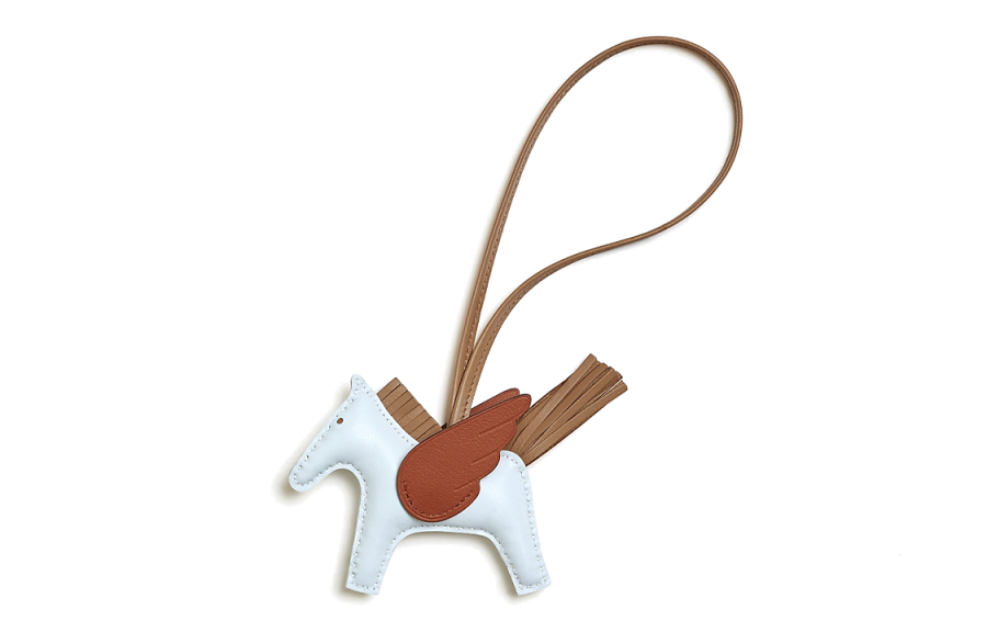 HERMES HERMES Leather Charms Unisex White