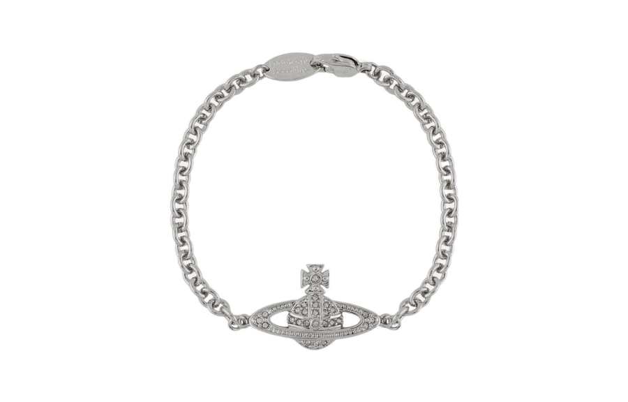 Vivienne Westwood Street Style Chain Logo Bracelet