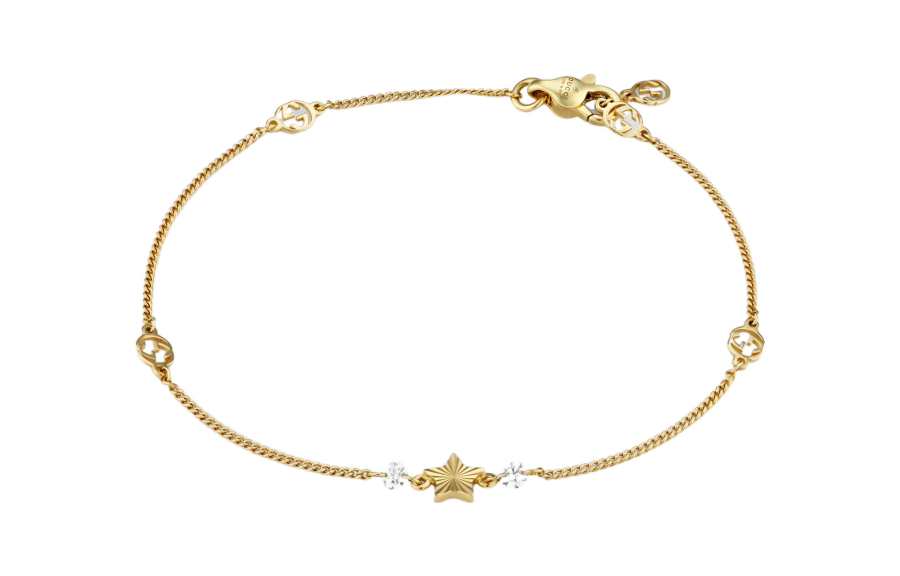 GUCCI 18kt Yellow Gold Charm Bracelet