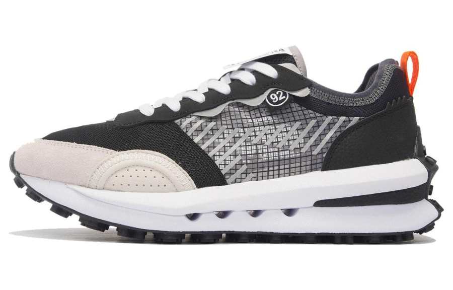 Li-Ning Li Ning Square And Round V2 Casual Shoes Men's Low Top Black/White Sand Gray/Surface Gray