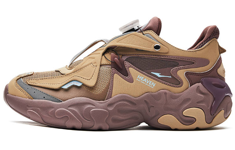Erke Qidan Yujian 2.0 Textile, Synthetic Leather Cushioning Abrasion Resistant Breathable Low top Sports Casual Shoes