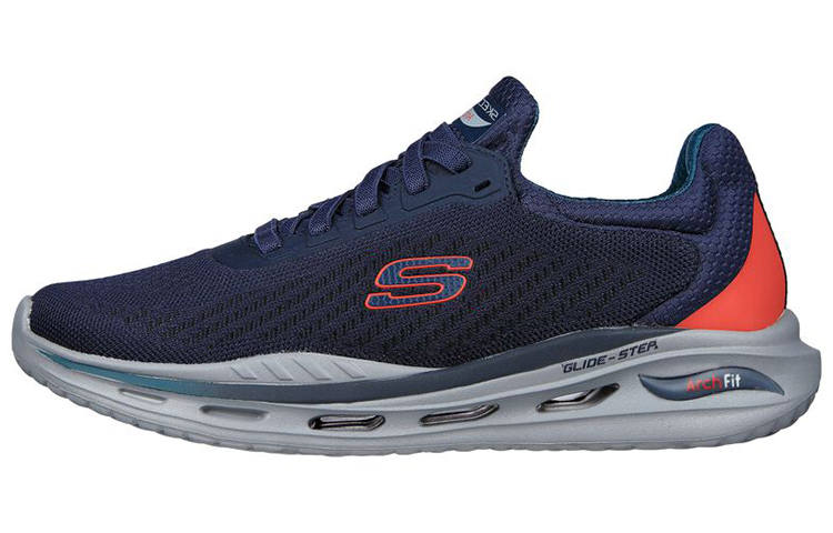 Skechers Arch Fit Fabric Low top Casual Running Shoes Men's Blue
