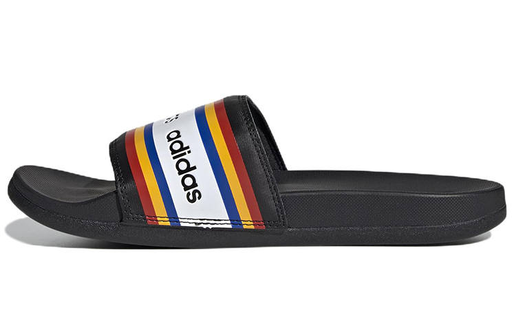 Adidas Adidas X Farm Rio Adilette Comfort Slides 'Black White' Women's