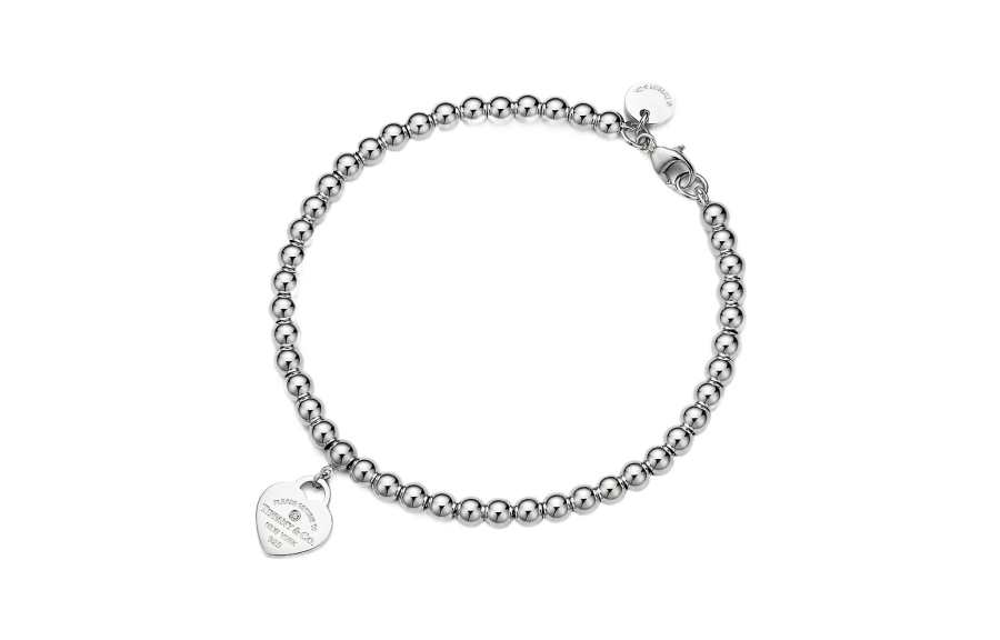 TIFFANY & CO. Return To Tiffany Collection 925 Sterling Silver With Diamond Bracelets Women's