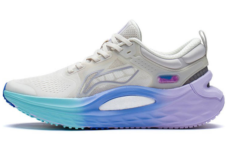 Li-Ning Li Ning Furious Rider 6.0 Fabric Cushioning Slip Resistant Abrasion Resistant Lightweight Rebound Low top Running Shoes