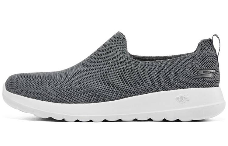 Skechers GO WALK Ma Textile, Artificial Leather Low top Casual Shoes Men's Charcoal Gray