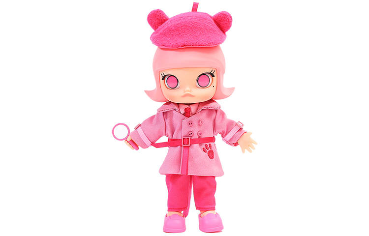 POP MART POP MART Molly X Pink Leopard Cute Ball Jointed Dolls