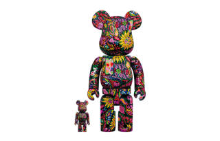 BE@RBRICK 100%400% Psychedelic Paisley Trendy Figures