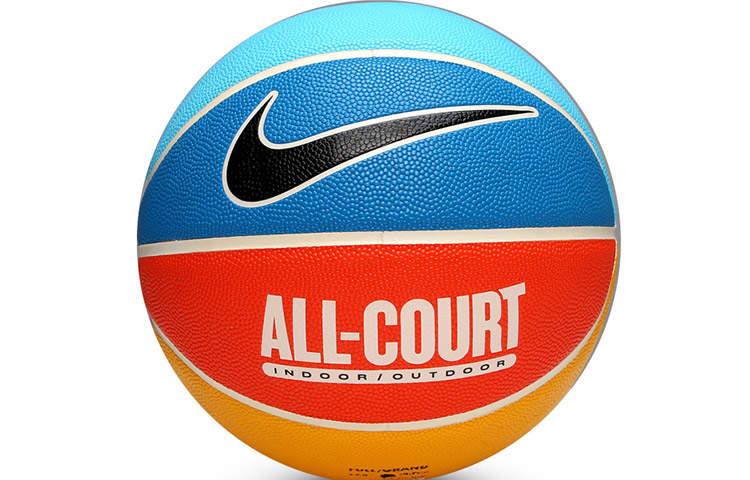 Nike Nike China Mainland Version Pu Basketball Abrasion Resistant Blue Orange Size 7 Training Unisex