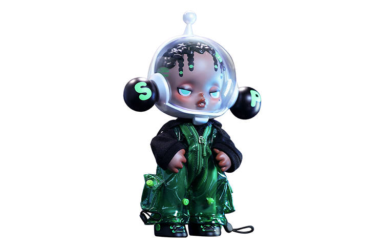 POP MART POP MART Skullpanda OOTD Green Wilderness 19cm Cute Trendy Figures