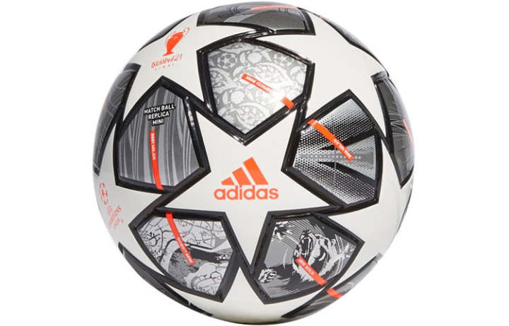 Adidas Adidas Size 5 Soccer Ball Pu Machine Stitched Soccer Ball Unisex Gray White