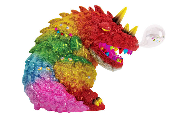 POP MART INSTINCTOY Oiso, Dream Vincent, Rainbow Glitter Trendy And Cool Trendy Figures 23cm