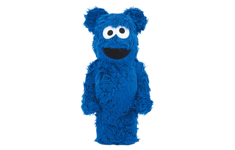 BE@RBRICK 1000%400% Cookie Monster Sesame Street Cookie Monster Trendy Figures 28cm/70cm